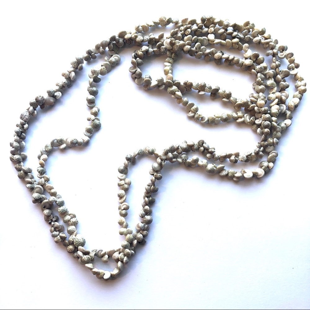 Two Mini Shell Cluster Strands Necklaces Bracelets - image 1